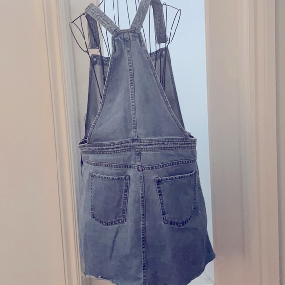 Jean skirt overalls - Picture 4 of 12